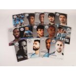 FOURTEEN MANCHESTER CITY HOME PROGRAMMES - SEASON 2016-17 to include; Manchester United,