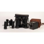 PAIR OF BOOTS ADMIRAL III BINOCULARS 16 x 50mm, in original case; a PAIR OF TASCO BINOCULARS (