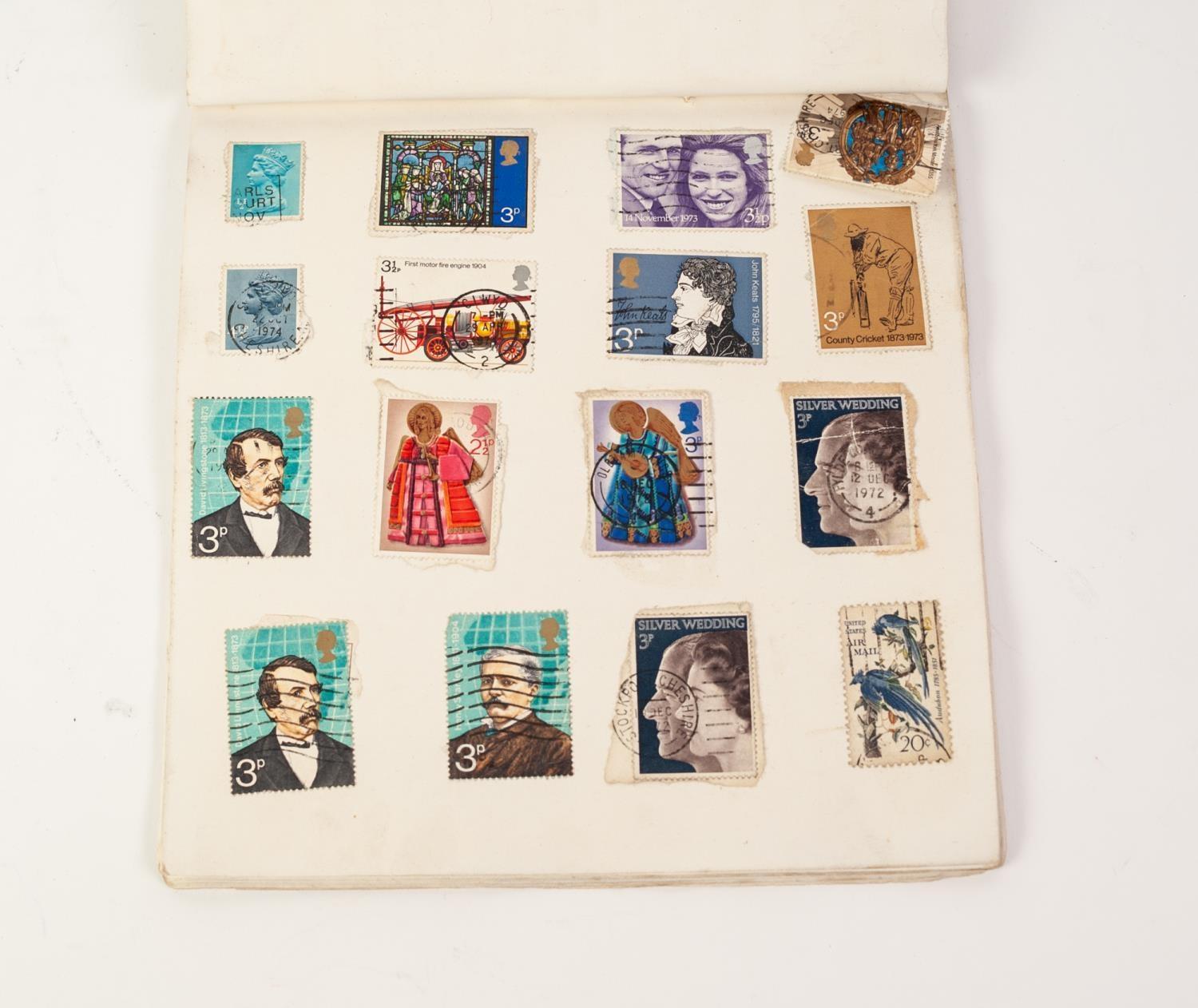 HOME-MADE ALBUM CONTAINING STAMPS OF GREAT BRITAIN - Image 2 of 3