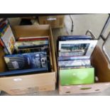 A GOOD SELECTION OF MAINLY CAR RELATED BOOKS AND SOME TRAVEL BOOKS (2 BOXES)