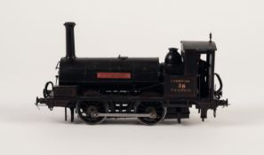 KIT BUILT 'O' GAUGE TWO RAIL ELECTRIC 0-4-0 TANK LOCOMOTIVE No. 38 'PROMETHEUS' IN CAMBRIAN RAILWAYS