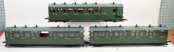 THREE BRITISH MODEL SUPPLY (ACCUCRAFT) VIRTUALLY MINT AND BOXED LARGE SCALE LYNTON AND BARNSTAPLE