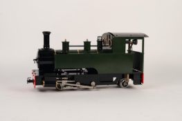 ACCUCRAFT MINT AND BOXED 'O' GAUGE LIVE STEAM LARGE SCALE 0-6-2 TANK LOCOMOTIVE, in green and