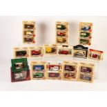 TWENTY FOUR LLEDO DAYS GONE AND ONE MODELS OF YESTERYEAR MINT AND BOXED DIE CAST VINTAGE VEHICLES,