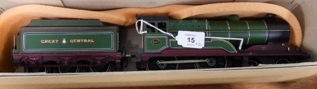 GLADIATOR MODELS 'O' GAUGE TWO RAIL ELECTRIC G.C.R. CLASS 11A 4-4-0 LOCOMOTIVE - 'GERARD POWYS