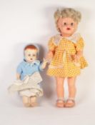 B.N.D. (BRITISH NATIONAL DOLLS), LONDON, HARD PLASTIC DOLL with walking and moving head action,