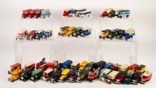 APPROXIMATELY SIXTY EIGHT MAINLY LLEDO DAYS GONE UNBOXED DIE CAST TOY VINTAGE VEHICLES, mainly