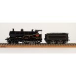 JAVELIN DESIGNS 1998 'O' GAUGE TWO RAIL ELECTRIC GEORGE V CLASS 4-4-0 LOCOMOTIVE AND SIX WHEEL