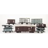 BRITISH MODEL SUPPLY (ACCUCRAFT) BOXED 'O' GAUGE LARGE SCALE W & L BRAKE VAN, LIGHT GREY, data