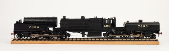 KIT BUILT 'O' GAUGE TWO RAIL ELECTRIC BAYER PEACOCK THREE PART 2-6-0 AND 0-6-2 GARRATT LOCOMOTIVE