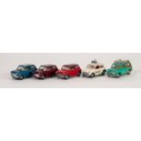 CORGI TOYS THREE EXAMPLES OF MINIS, circa 1960's, including; Countryman No. 485 but lacking surf