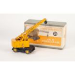 DINLY SUPERTOYS, CIRCA 1949 - 54 'COLES MOBILE CRANE' model No 571, yellow and black, some chips