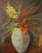GOLDA ROSE (1921-2016) MIXED MEDIA ON BOARD Still life-?Summer Flowers I? Signed 24 ¼? x 19? (61.6cm