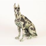 APRIL SHEPHERD (TWENTIETH/ TWENTY FIRST CENTURY) LIMITED EDITION RESIN MODEL OF A DOG ?On Guard?, (