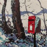 TIMMY MALLETT (b. 1955) ARTIST SIGNED LIMITED EDITION COLOUR PRINT ?Snowy Post Box?, (44/195),