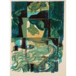 NORMAN JAQUES (1922-2014) TWO COLOUR PRINTS ?Three Aspects of Water?, (1/15), signed and titled