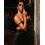 FABIAN PEREZ (b.1967) ARTIST SIGNED LIMITED EDITION COLOUR PRINT ?At the Door VII?, (2/195), no