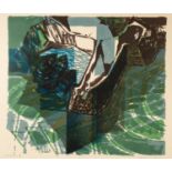 NORMAN JAQUES (1922-2014) TWO ARTIST SIGNED LIMITED EDITION COLOUR PRINT ?Goal?, (12/20) 24? x 19 ½?