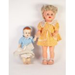 B.N.D. (BRITISH NATIONAL DOLLS), LONDON, HARD PLASTIC DOLL with walking and moving head action,