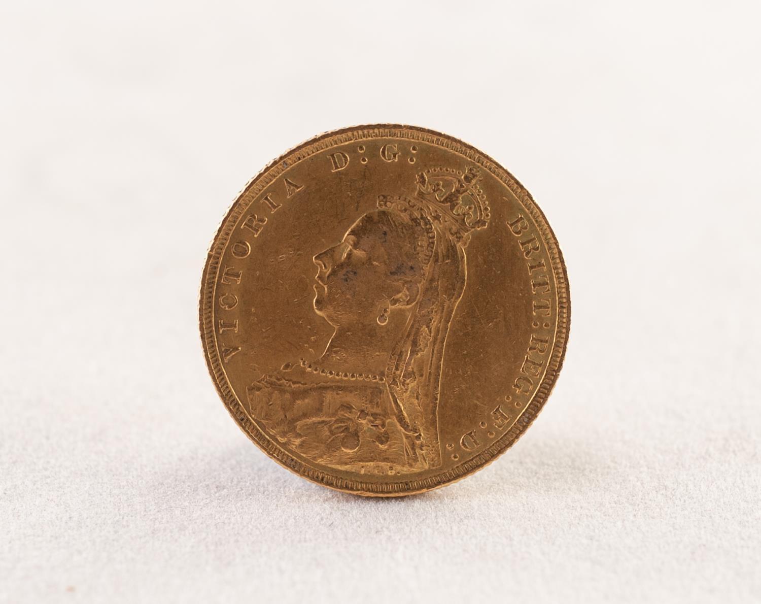 VICTORIA GOLD FULL SOVEREIGN, dated 1891 (F) - Image 2 of 2