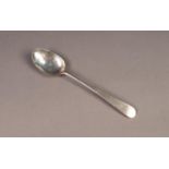 EARLY NINETEENTH CENTURY IRISH SILVER SPOON, initialled, 6 ¾? (17.2cm) long, Dublin 1808, maker?s