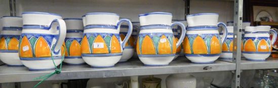 SIXTEEN 'GREBINO'  MADE IN ITALY LARGE WATER JUGS