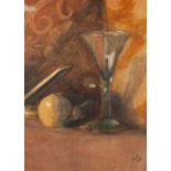 AGNES W. DRONFIELD (NINETEENTH CENTURY) WATERCOLOUR DRAWING ?Still Life? Initialled and dated