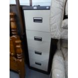 A MODERN FOUR DRAWER FILING CABINET