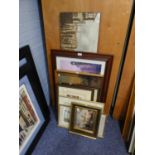 PAIR OF MODERN REPRODUCTION BLACK AND WHITE PHOTOGRAPHIC PRINTS ?Ilminster Market Square, 1907?'