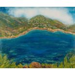 GOLDA ROSE (1921-2016) OIL ON CANVAS ?Seascape, Majorca? Signed and titled verso 17 ¼? x 21 ¼? (43.