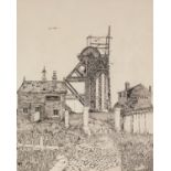 G.A. SOUTHWORTH (MODERN) PEN AND INK DRAWING Astley Green Colliery Signed 16 ½? x 13 ¼? (42cm x 33.