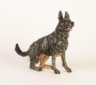 APRIL SHEPHERD (MODERN) LIMITED EDITION ?ARTIST PROOF? RESIN MODEL OF A DOG ?Raring to Go?, (20/