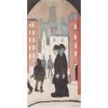 L. S. LOWRY (1880 - 1976) ARTIST SIGNED LIMITED EDITION COLOUR PRINT 'Two Brothers' An edition of