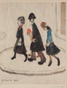 L. S. LOWRY (1887-1976) ARTIST SIGNED LIMITED EDITION COLOUR PRINT ?The Family? An edition of 850,