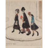 L. S. LOWRY (1887-1976) ARTIST SIGNED LIMITED EDITION COLOUR PRINT ?The Family? An edition of 850,