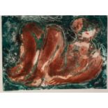 NORMAN JAQUES (1922-2014) ARTIST SIGNED COLOUR PRINT ?Nude? 13 ¾? x 19 ¼? (35cm x 49cm) ANOTHER,