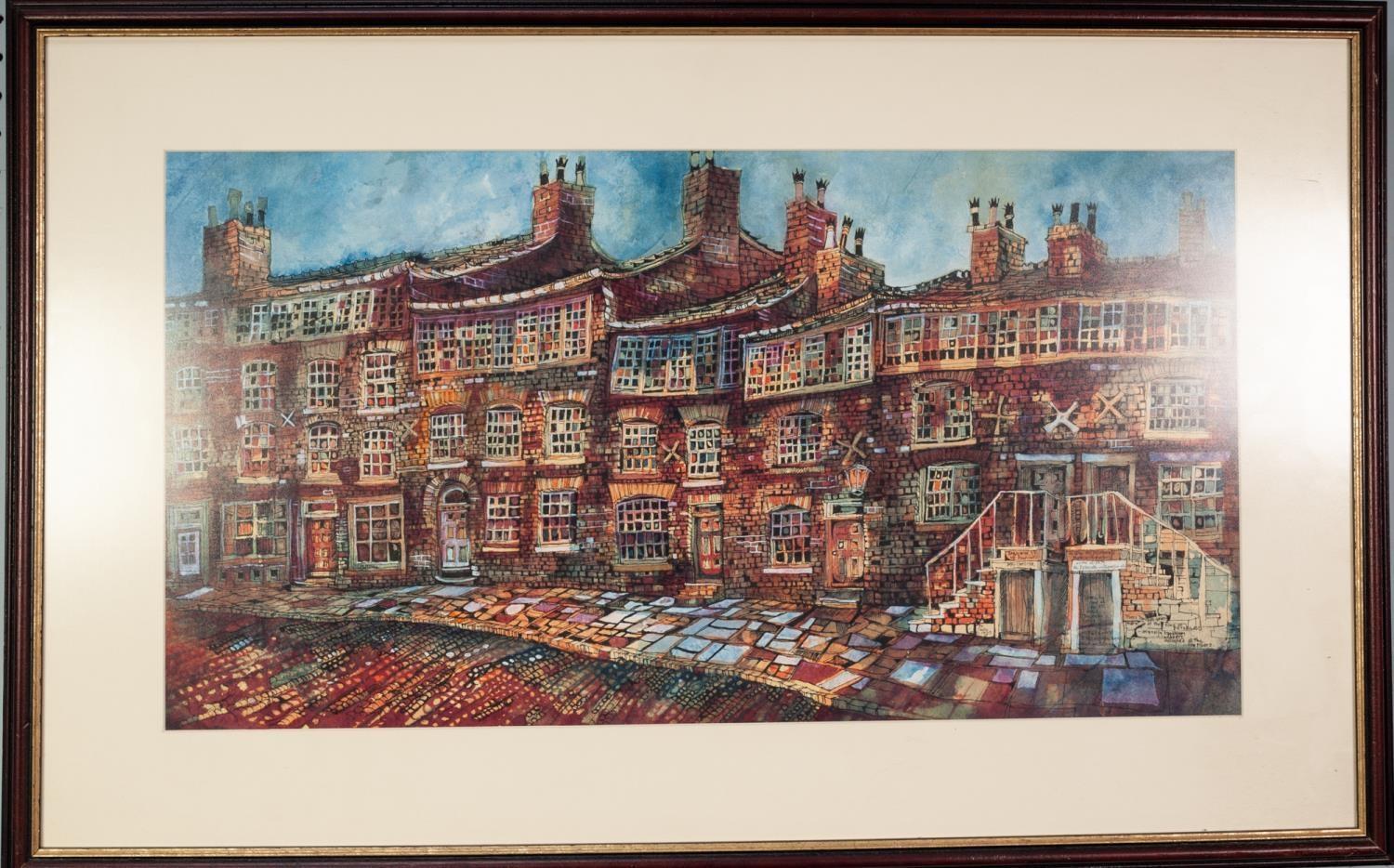 PAT COOKE (1935-2000) PEN AND WASH ?Bradshaw Street, off Shude Hill, Manchester? Signed, titled - Image 2 of 2