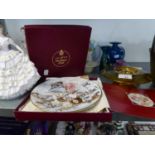 ROYAL WORCESTER 'CHRISTMAS WISH' COLLECTORS PLATE, BOXED WITH CERTIFICATE