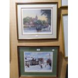 PATRICK BURKE TWO ARTIST SIGNED LIMITED EDITION COLOUR PRINTS ?Winter Games?, (262/800)?Late