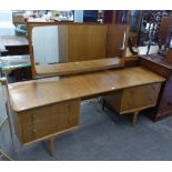 GIMSON AND SLATER LTD. VESPER FURNITURE, 4 PIECE TEAK BEDROOM SUITE,