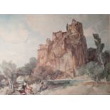 AFTER SIR WILLIAM RUSSELL FLINT LIMITED EDITION COLOUR PRINT ‘Picnic at Le Roche’, (832/850)
