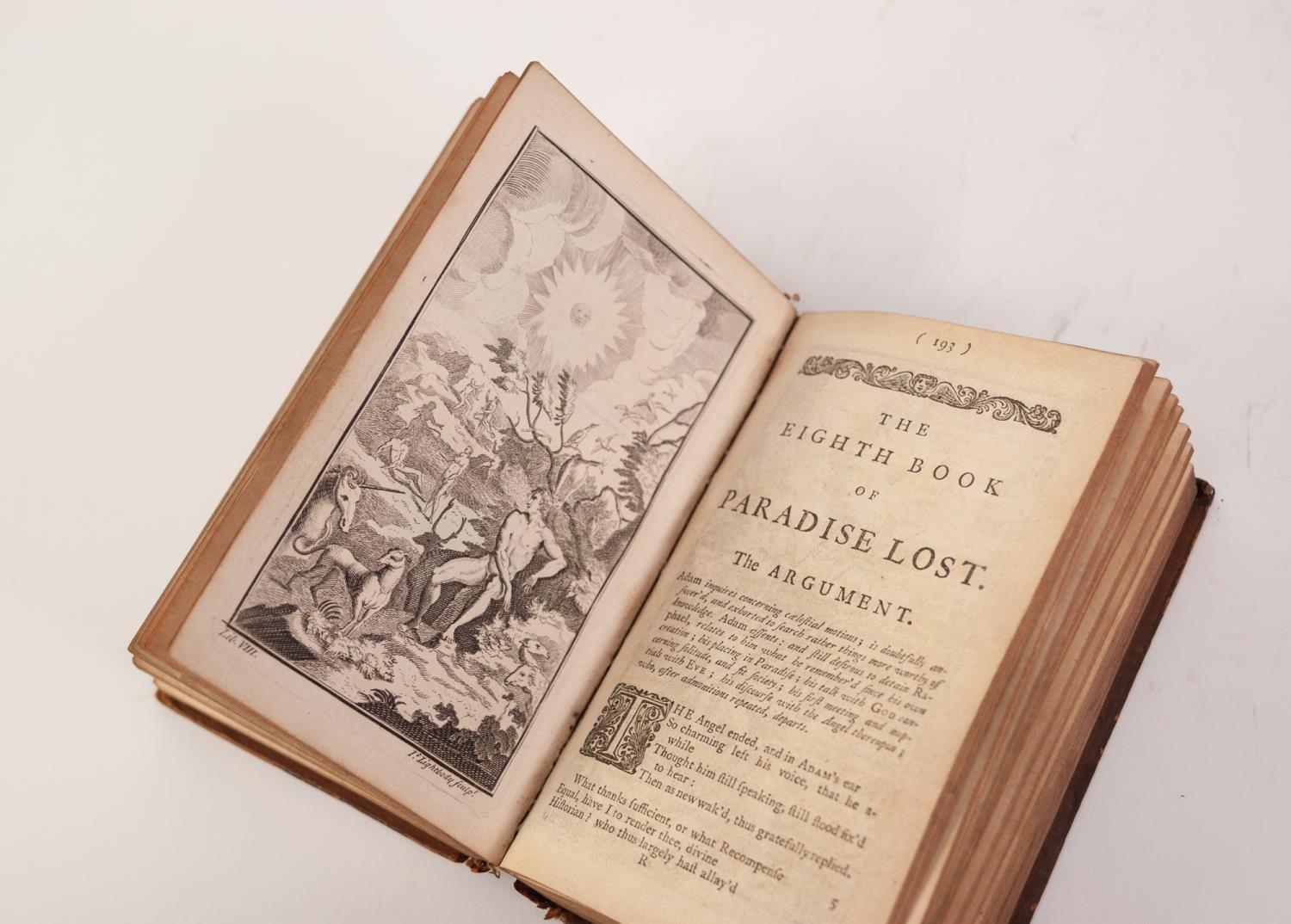 JOHN MILTON - PARADISE LOST, IN TWELVE BOOKS, to which is prefix?d An Account of his Life, printed - Image 4 of 4