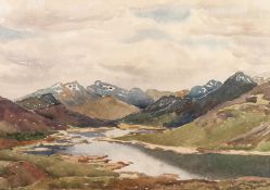 MARJORIE JAQUESTWO WATERCOLOUR DRAWINGS'Loch Loyne'Signed lower left and labelled verso11 1/2" x 8