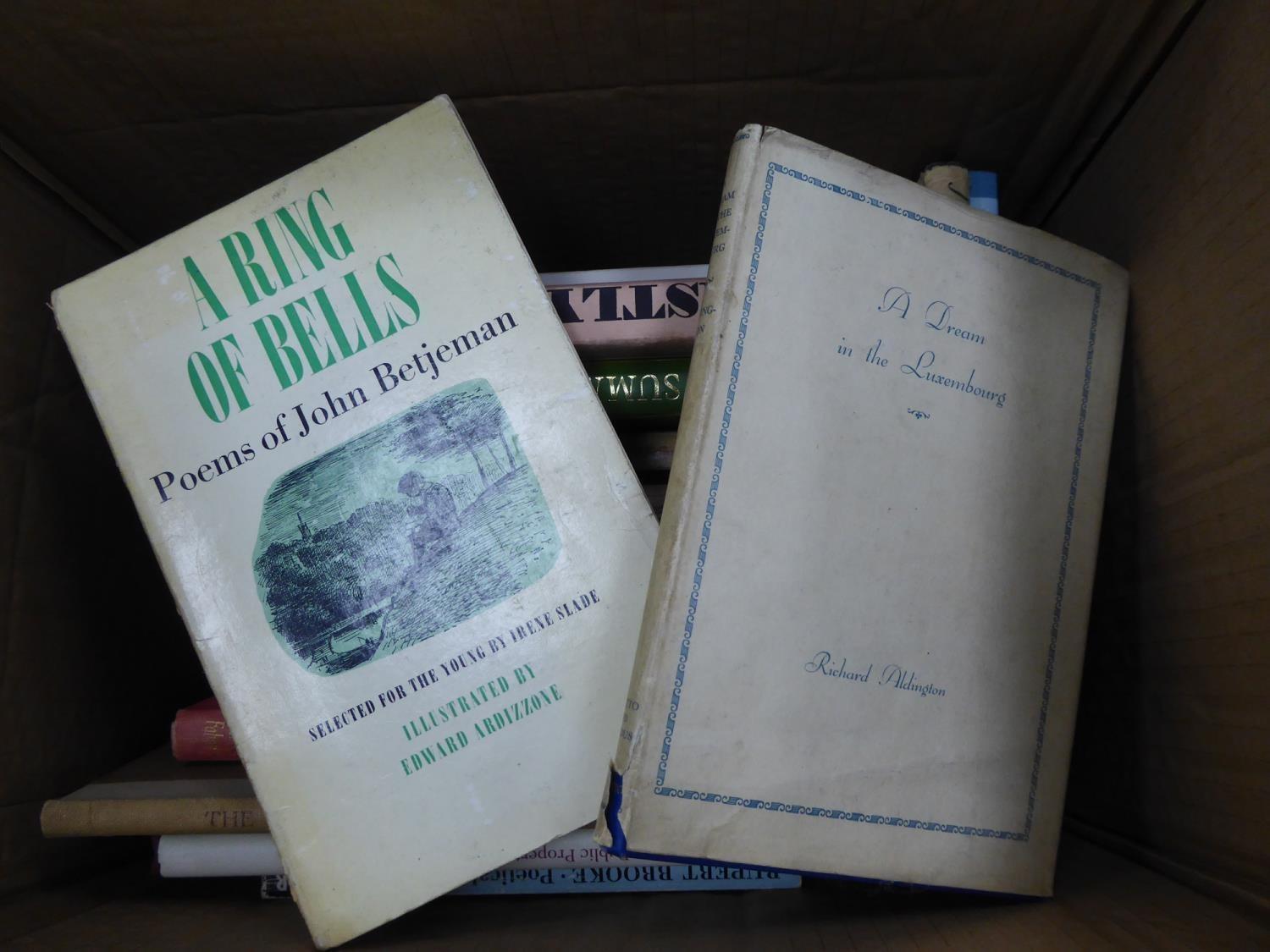 POETRY. Richard Aldington- A Dream in the Luxembourg, pub Chatto & Windus, 1930 1st ed, in dust