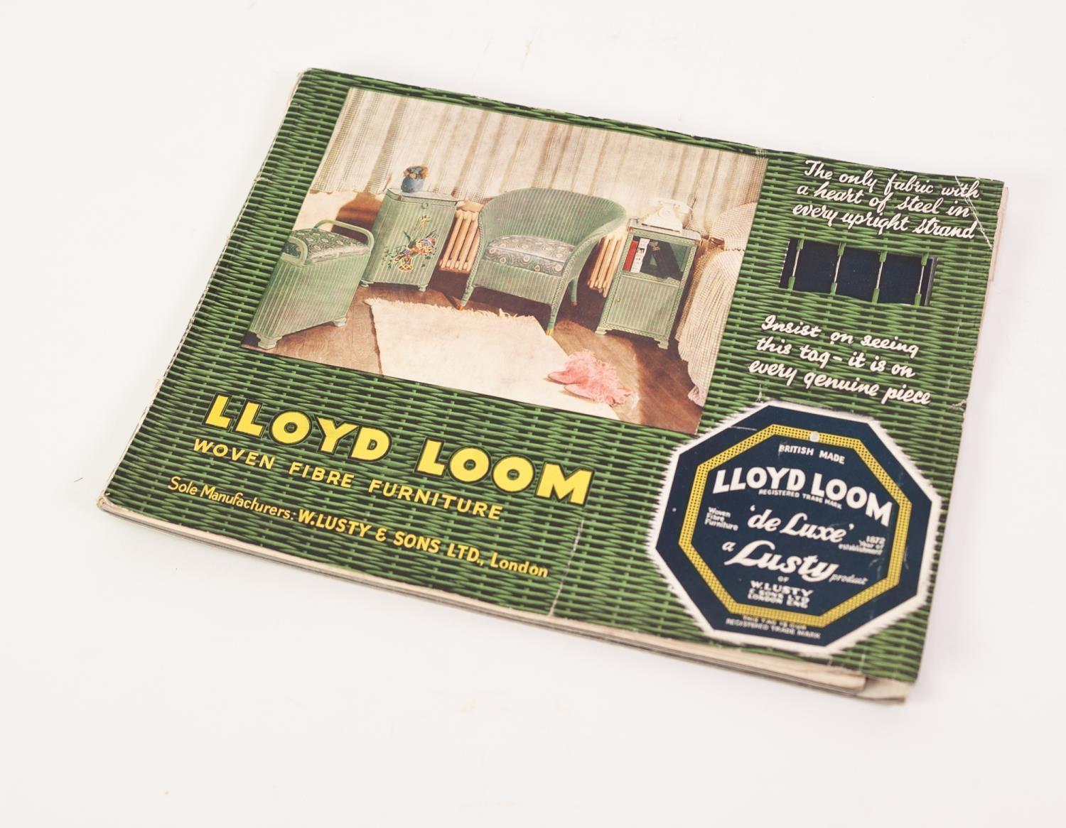 TRADE CATALOGUE. LLOYD LOOM, WOVEN FIBRE FURNITURE, circa 1939. A scarce illustrative catalogue