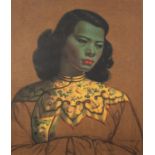 AFTER TRETCHIKOFF COLOUR PRINT The Chinese Girl 23 ½? x 19 ½? (59.7cm x 49.5cm) D. BAXTER ARTIST