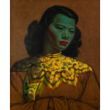 VLADIMIR TRETCHIKOFF COLOUR PRINT REPRODUCTION The Chinese Girl 23 1/4in x 19 1/4in (59 x 49cm) (