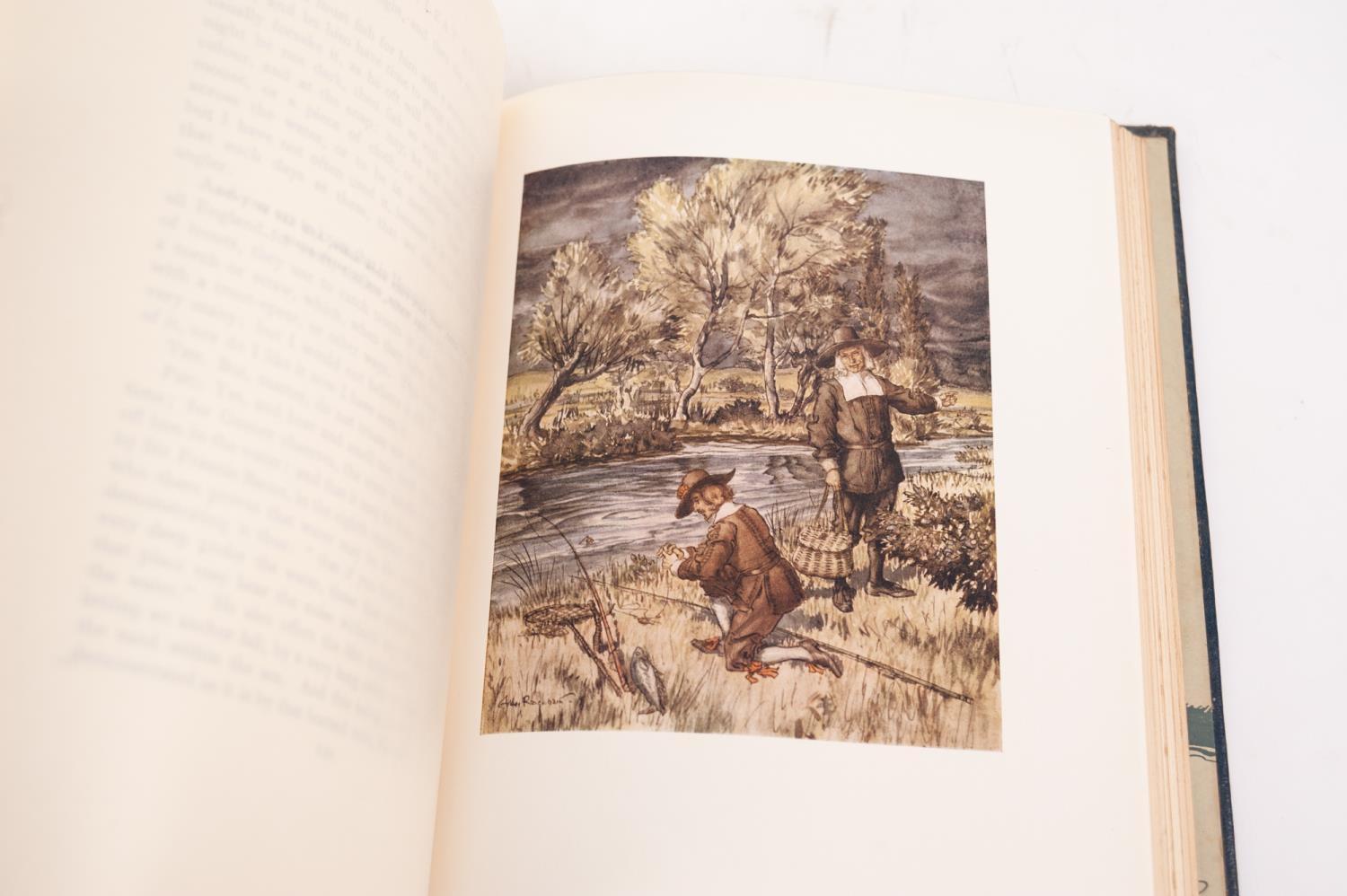 IZAAK WALTON - THE COMPLEAT ANGLER, illustrated by Arthur Rackham, 1931 1st Ed thus This the - Image 6 of 6
