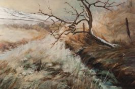 B. THORNTON (TWENTIETH CENTURY) OIL PAINTING Landscape Signed 5 ½? x 7 ½? (14cm x 19cm) UNATTRIBUTED