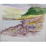 ROY WILSON (TWENTIETH/ TWENTY FIRST CENTURY) TWO WATERCOLOURS Seascape Riverscape Both signed